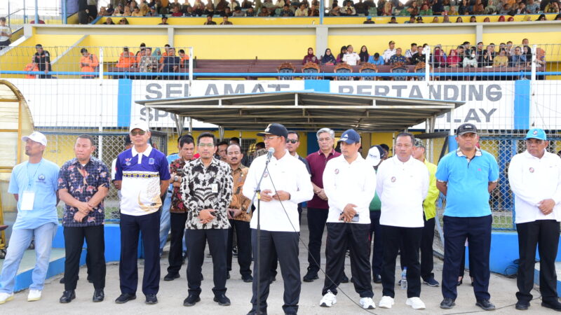 Turnamen Sepakbola Korpri Wadah Berbagi Informasi dan Solusi >>>Deli Serdang Kandaskan Binjai 3-1