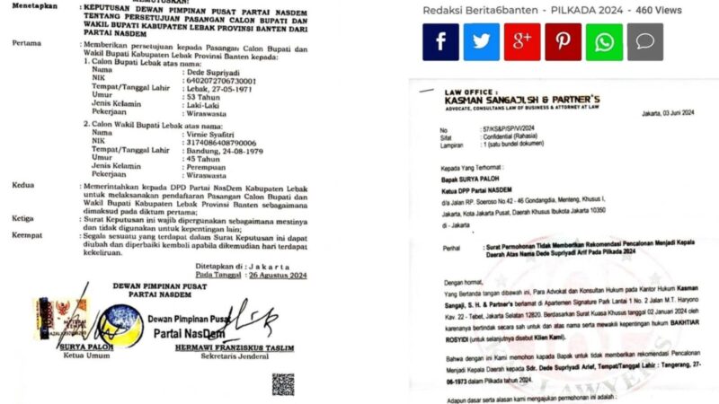 King Naga & LBH ARB Laporkan Dugaan KTP Ganda Dede Supriyadi : Partai Nasdem Terancam Rusak Karena Mendukung Terduga Tindak Pidana