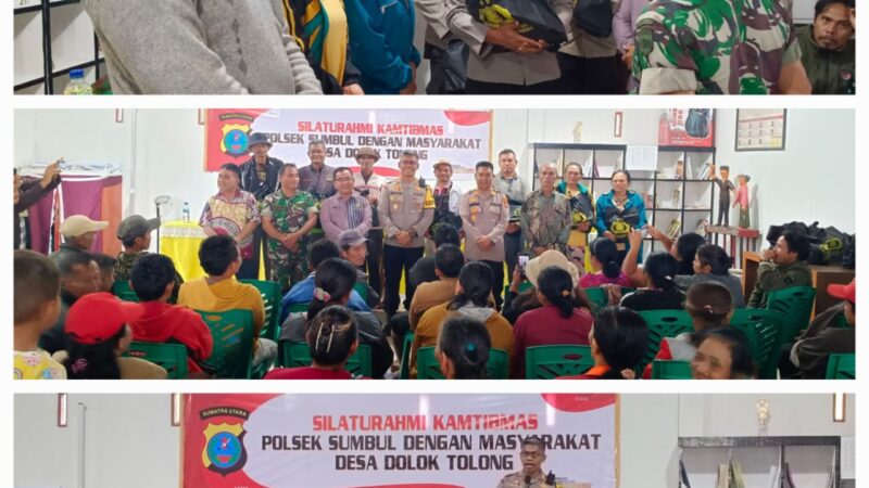 Kapolres Dairi Jalin Silaturahmi ke Masyarakat Kecamatan Sumbul, Sampaikan Pesan Kamtibmas Pilkada Damai
