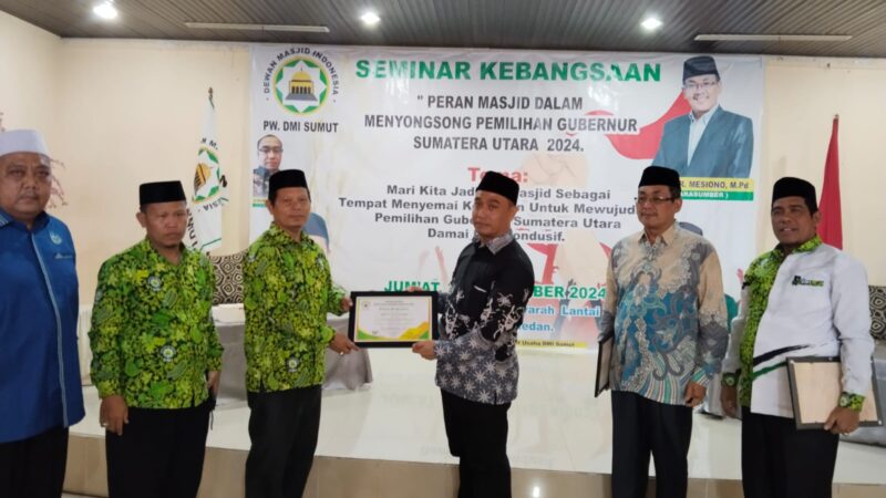 *Menyongsong Pemilihan Gubernur Sumut, PW DMI Sumut Ajak BKM Jadi Penyejuk Ditengah Masyarakat*