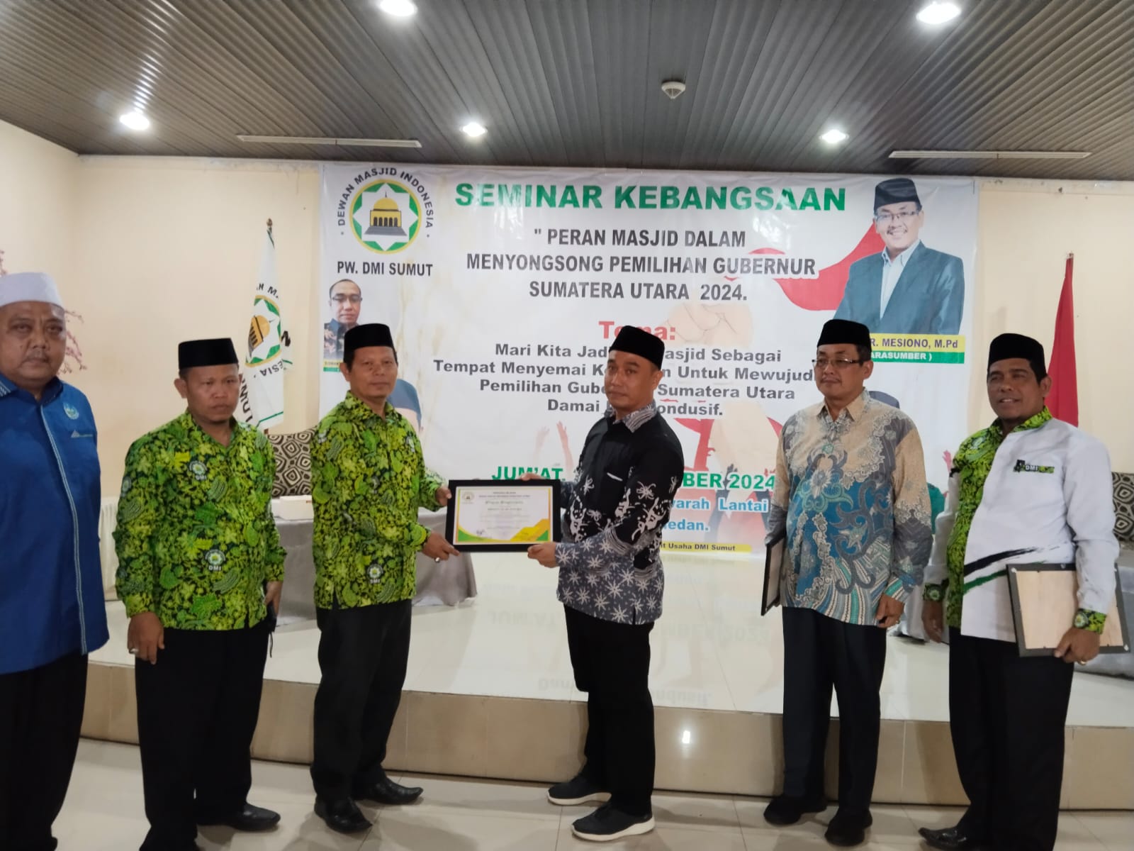 *Menyongsong Pemilihan Gubernur Sumut, PW DMI Sumut Ajak BKM Jadi Penyejuk Ditengah Masyarakat*