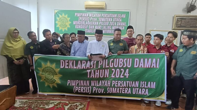 *Dukung Pilgubsu Damai 2024, Persatuan Islam Sumut Tolak Penyebaran Hoax*
