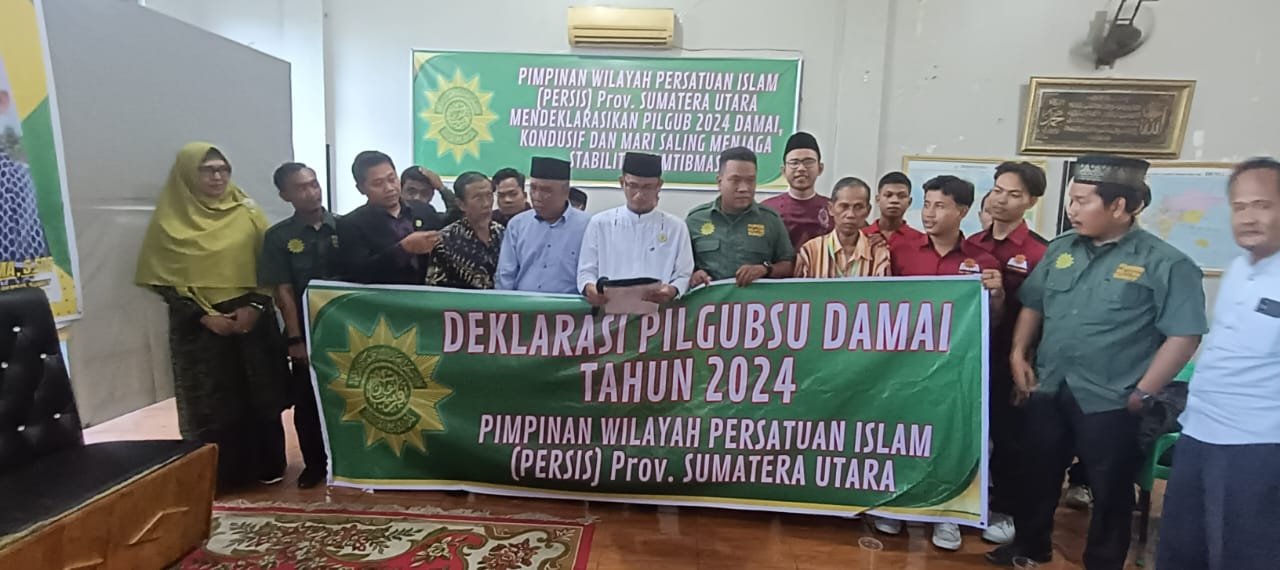 *Dukung Pilgubsu Damai 2024, Persatuan Islam Sumut Tolak Penyebaran Hoax*