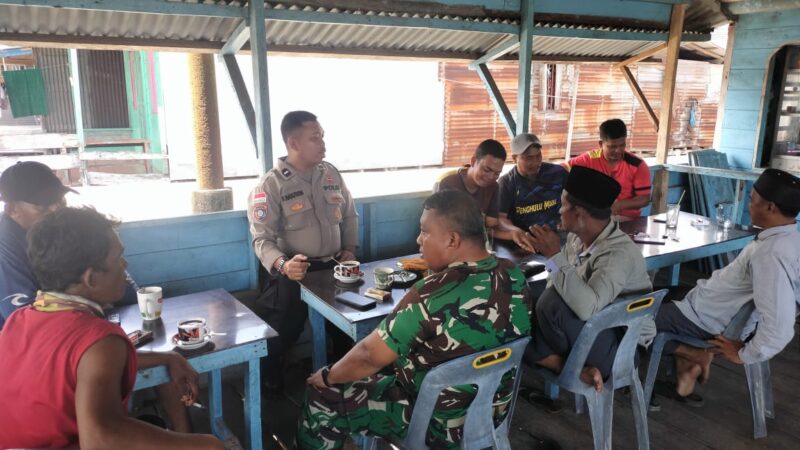 Kanit Binmas Polsek Panipahan  Gelar Cooling System Ke Warga Jelang Pilkada Serentak.