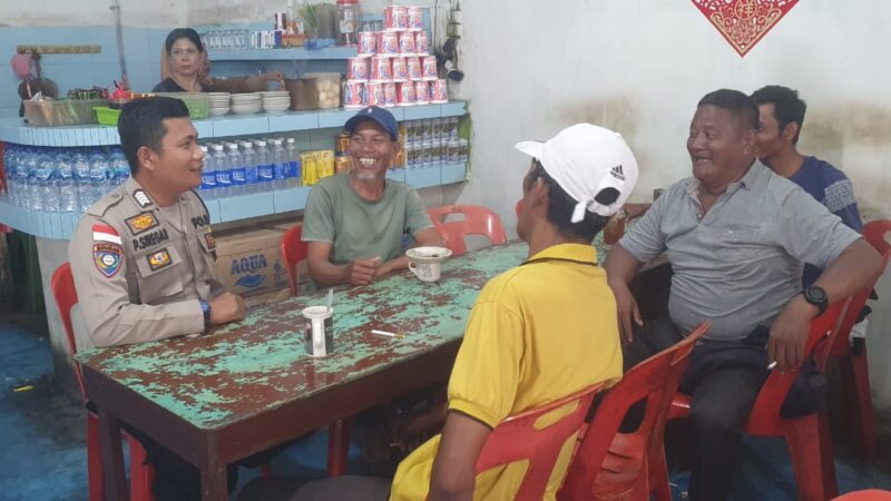 Bhabinkamtibmas Panipahan Kota   Perkuat Cooling System Menjelang Pilkada.