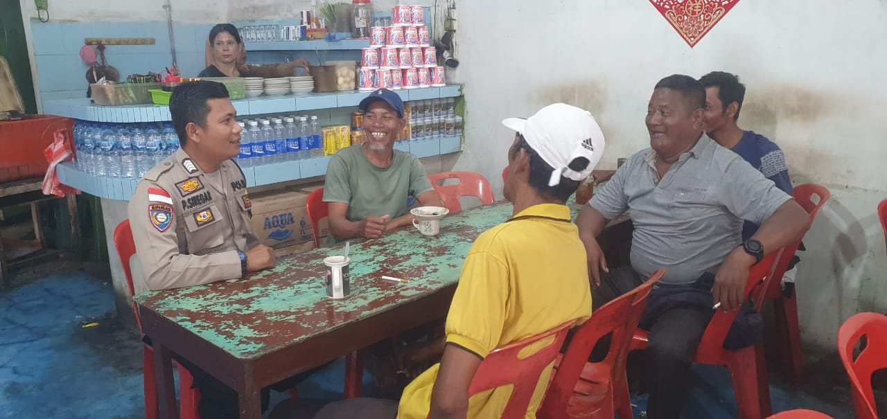Bhabinkamtibmas Panipahan Kota   Perkuat Cooling System Menjelang Pilkada.