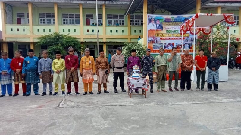 Camat Palika Pimpin Apel HUT Kecamatan Ke-22.