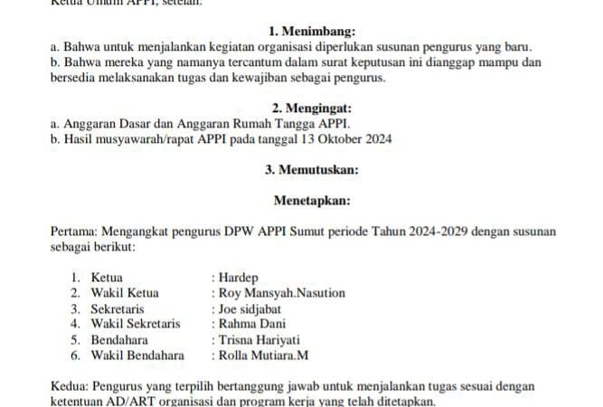 Ketua DPW A-PPI Sumut Hardep Angkat Bicara, Terkait Berita Miring ‘OG’ yang Salah Sasaran