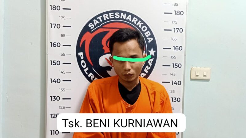 *Lagi Asik Nimbang Shabu, Pria Asal Batu Bara Digerebek Polisi*