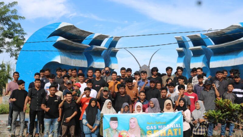 Dukung Kandidat Erli Hasim-Nurhayati, GAS Milenial Simeulue Deklarasi Ditugu Lobster Sinabang