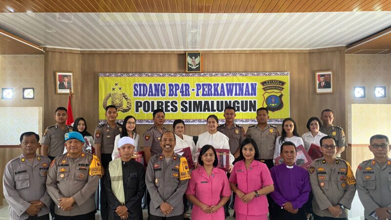 Polres Simalungun Gelar Sidang BP4R Perkawinan: Bukti Humanisme dan Profesionalisme Polri dalam Mendukung Keluarga Personel