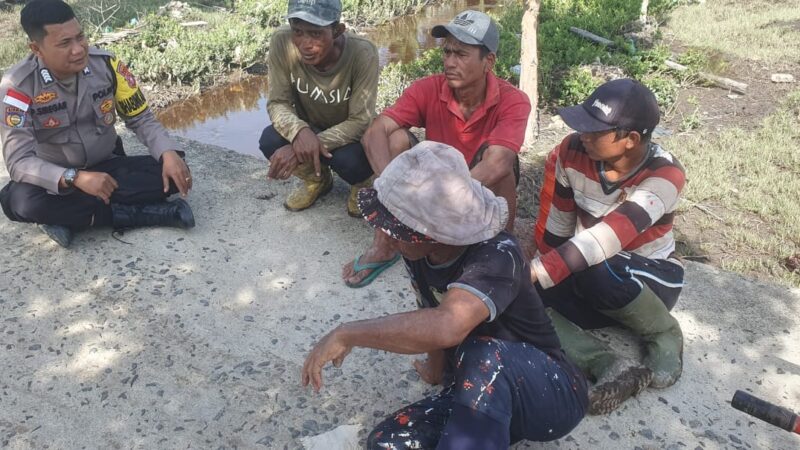 Bhabinkamtibmas Panipahan Perkuat Cooling System Menjelang Pilkada.