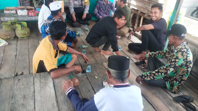 “Kanit Binmas Polsek Panipahan Cooling System Tahab Kampanye.