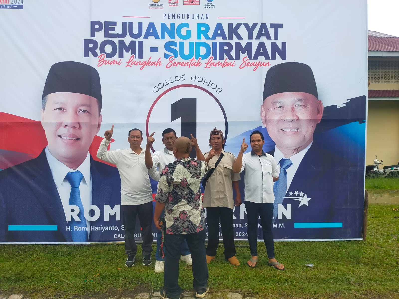 Tim pejuang calon Gubernur dan Wakil Gubernur ROMAN di Bungo Ngamuk karna merasa di PHP,