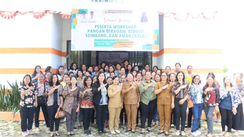 Dinas Ketapang dan Pertanian Samosir Gelar Workshop Pangan Beragam, Bergizi, Seimbang dan Aman (B2SA).