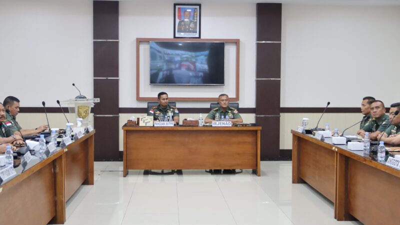 Pangdam XII/Tpr Buka Taklimat Awal Pengawasan Audit Kinerja Itjenad TA 2024