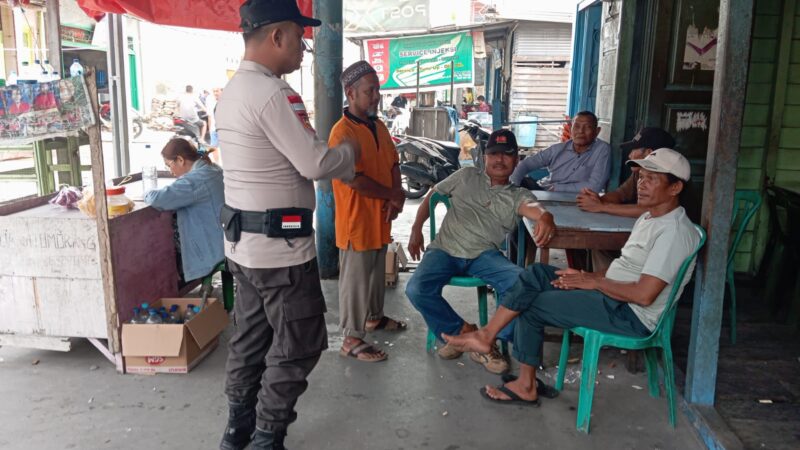 Masih Suasana Cooling System Polsek Panipahan hadap Pilkada Damai.