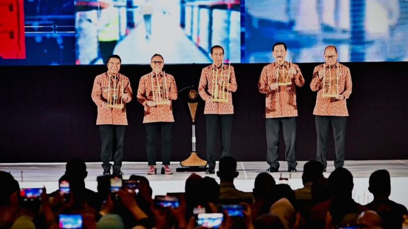 Presiden Joko Widodo secara resmi membuka Trade Expo Indonesia (TEI) Ke-39