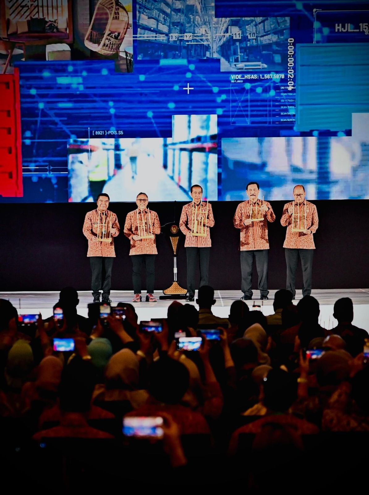 Presiden Joko Widodo secara resmi membuka Trade Expo Indonesia (TEI) Ke-39