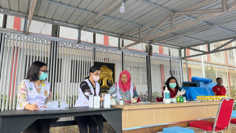 *Lapas Narkotika kelas IIA Pematangsiantar bersama Puskesmas Pematang Raya Laksanakan Screening Rutin Kesehatan Warga Binaan*