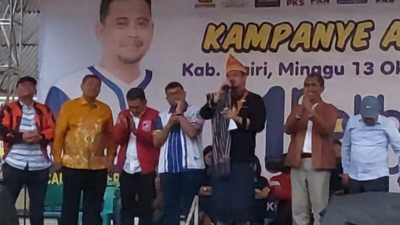 Pasangan Calon Bupati Dairi Vickner-Wahyu Hadiri Kampanye Akbar Bobby-Surya, Mobil berlambang VW Jadi Perhatian Bobby