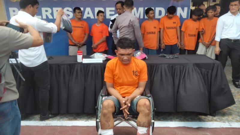 Melawan, 7 Orang Sindikat Curanmor dan Begal di Medan Tumbang Ditembak Polisi