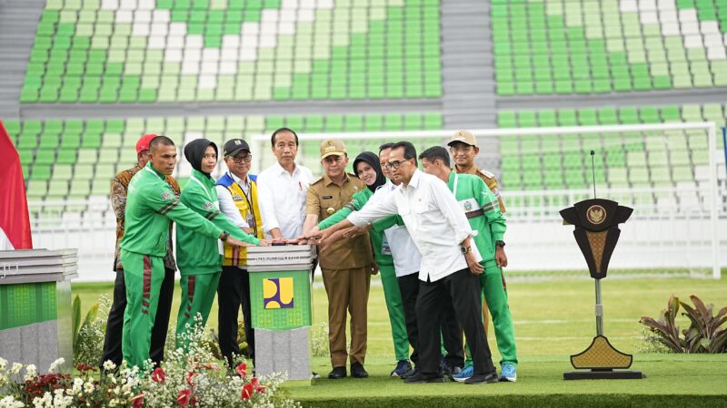 Presiden Resmikan Stadion Utama Sumatera Utara