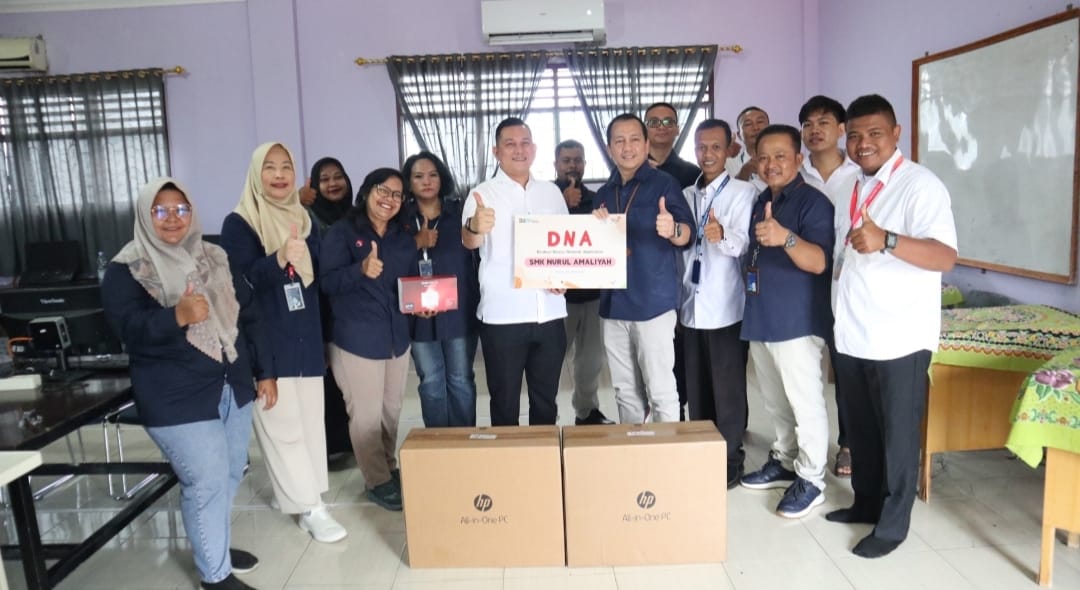 Majukan Dunia Pendidikan, Witel Sumut Dukung Kelas Industri di SMK Nurul Amaliyah