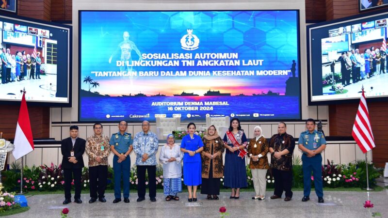 Waspada Autoimun, TNI AL Gelar Sosialisasi Autoimun di Lingkungan TNI AL