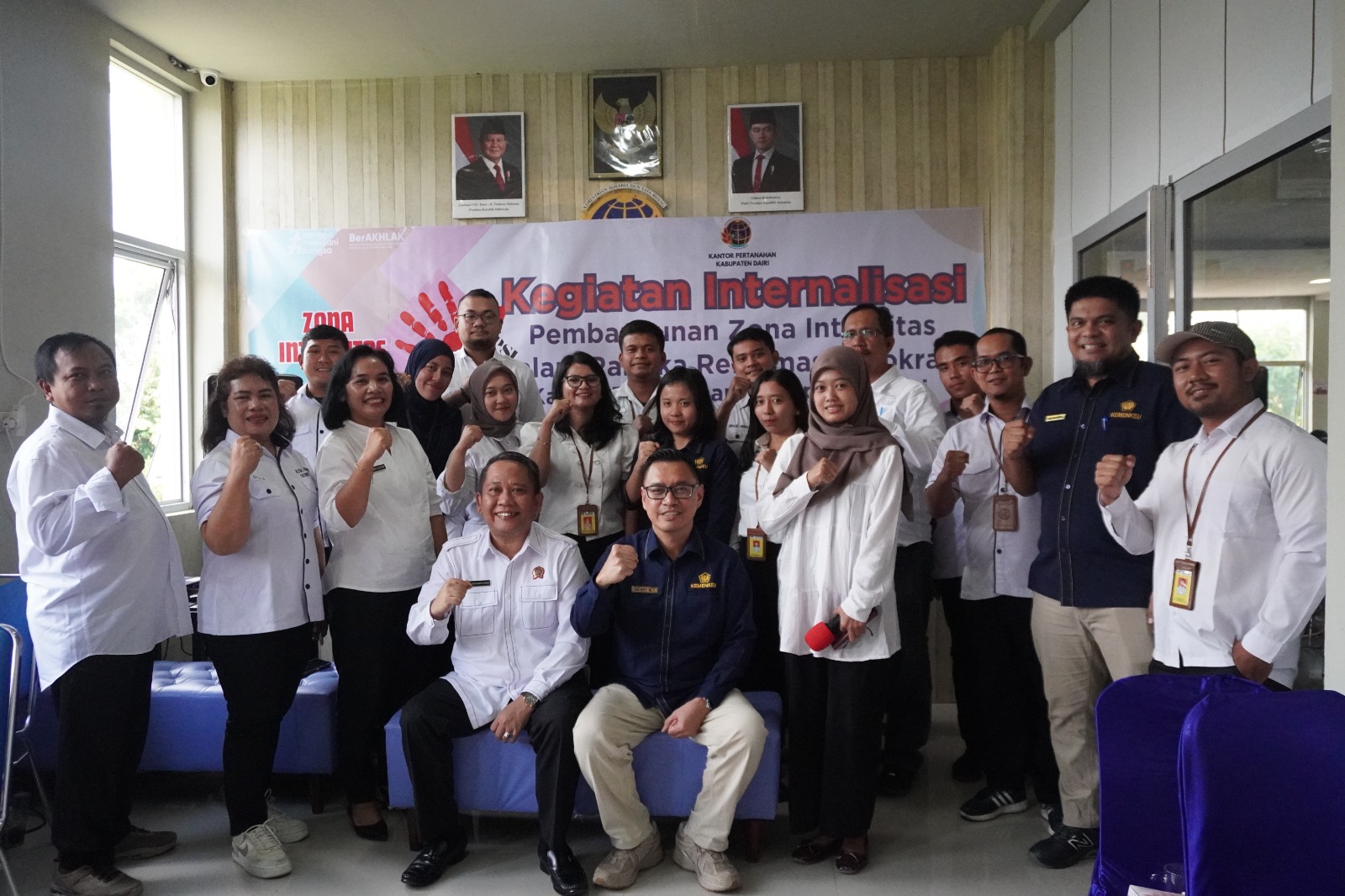 Kantor Pertanahan Kabupaten Dairi Dorong Implementasi Zona Integritas untuk Mewujudkan Reformasi Birokrasi