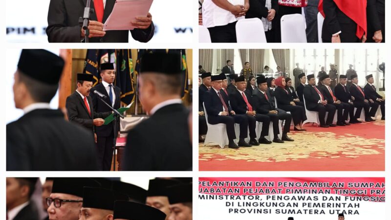 *Maksimalkan Kinerja Pemprov Sumut, Agus Fatoni Lakukan Rotasi dan Lantik ASN, Tekankan Netralitas dan Profesional.*