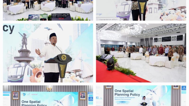 Menteri Nusron Tekankan Pentingnya Penyelesaian One Map Policy dan One Spatial Planning Policy untuk Pembangunan Berkelanjutan