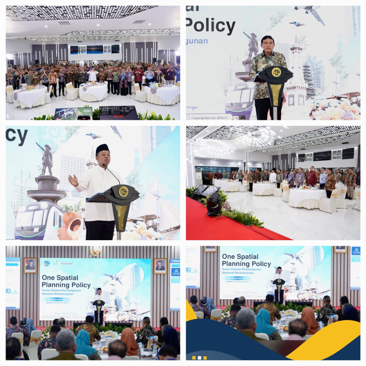 Menteri Nusron Tekankan Pentingnya Penyelesaian One Map Policy dan One Spatial Planning Policy untuk Pembangunan Berkelanjutan