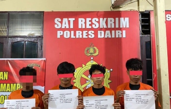 Pelaku Pencurian BBM Alat Berat Ditangkap Polres Dairi