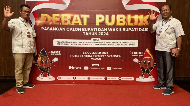 Debat Publik 5 Calon Bupati dan Wakil Bupati Pilkada Dairi 2024, untuk Masa Depan Dairi Lebih Baik