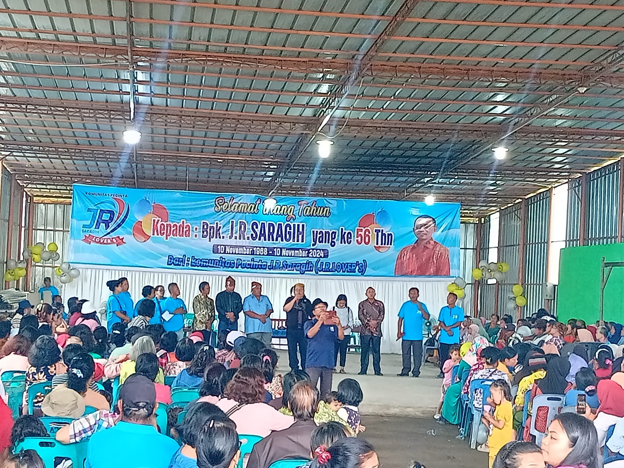 *Komunitas Pencinta JR Saragih (JR Lover’s) Rayakan Ulang Tahun DR. JR. Saragih, SH, MM ke-68*