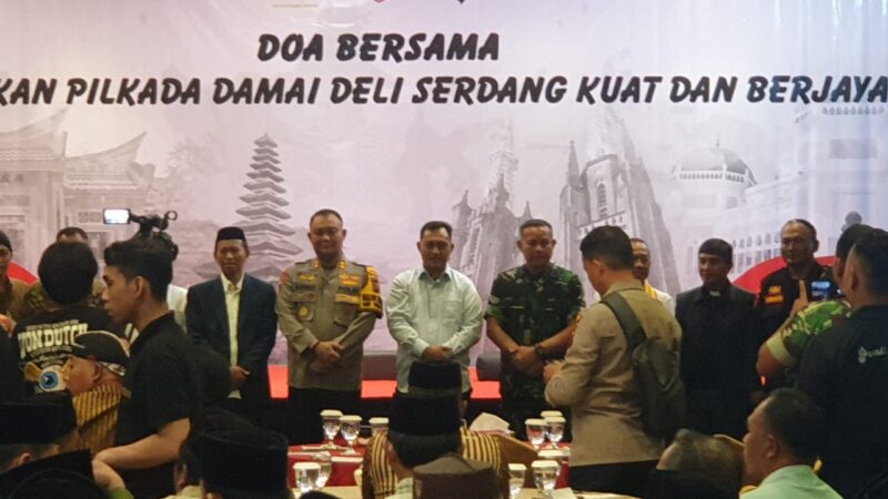 Doa Bersama Wujudkan Pilkada Damai, Deli Serdang Aman