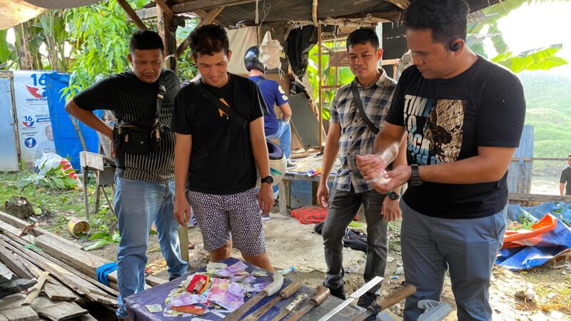 Tim Gabungan Polrestabes Medan Gerebek 2 Sarang Narkoba Gg.Pantai Sunggal dan Gg.Warisan 2 Helvetia Jadi Sasaran