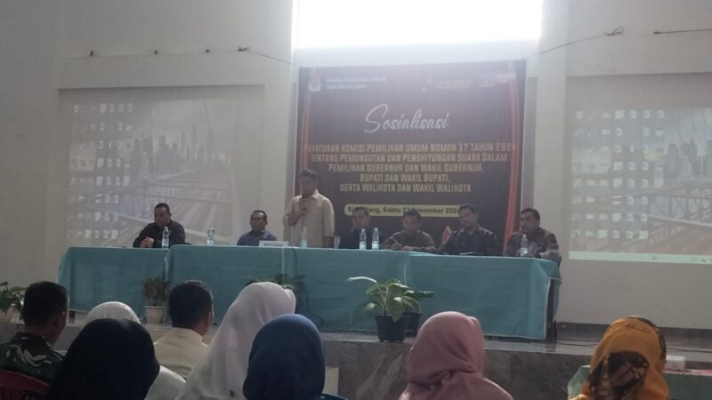 KPU Dairi Sosialisasikan PKPU Nomor 17 Tahun 2024