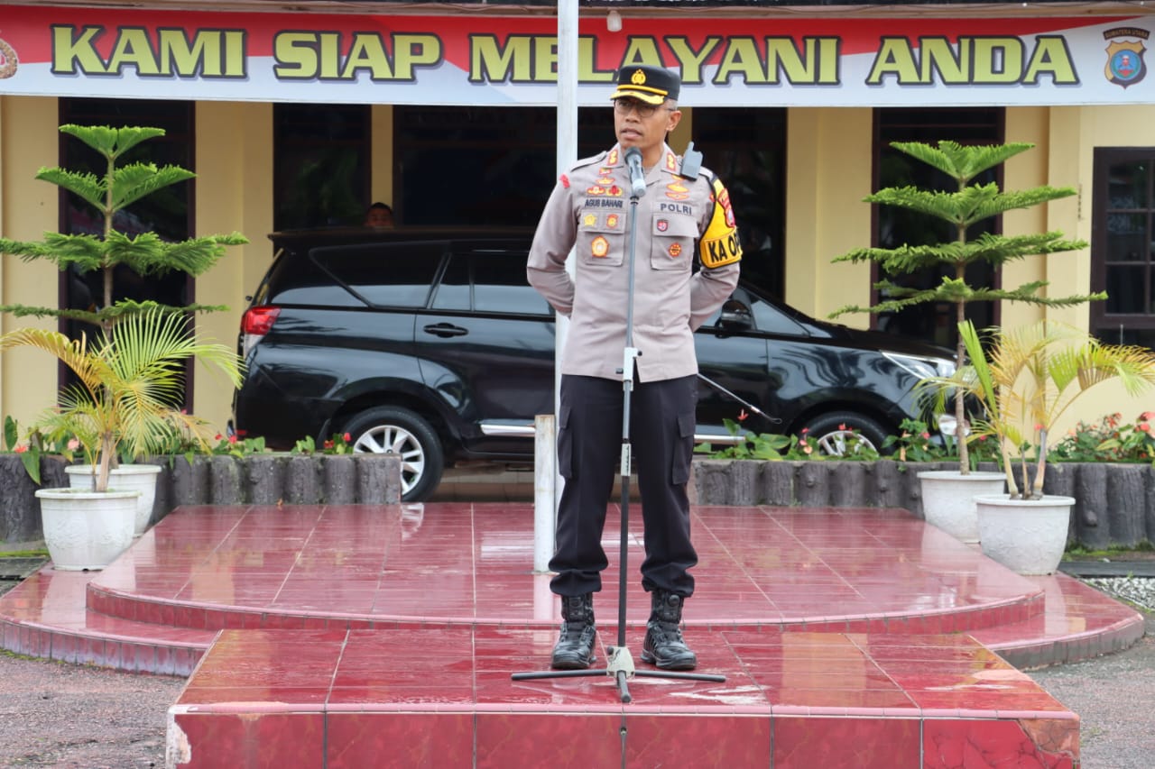 Kapolres Dairi Lepas Personil Brimob Kembali ke Polda Sumut, : Terimakasih Atas Kerjasamanya