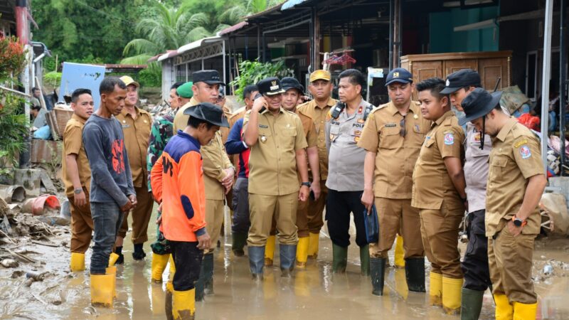 Pj Bupati Tinjau Situasi & Kondisi Pascabanjir di Perumahan Villa Patumbak Permai