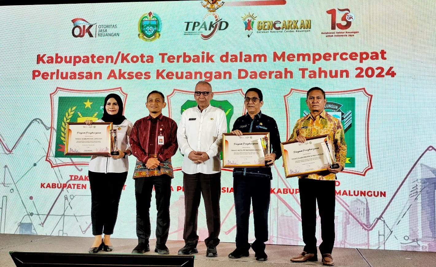 *Pemkab Simalungun Terima Penghargaan TPAKD Tahun 2024*