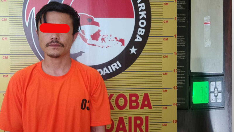 Sat Narkoba Polres Dairi Ringkus Oknum ASN Atas kepemilikan Narkotika Jenis Sabu