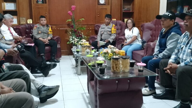Wartwan dan LSM  Temui Polres Dairi Terkait maraknya Judi togel dan Kim 
