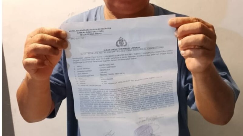 Anggota Dewan Dilaporkan Dugaan Pasal Penghinaan ke Polres Tebingtinggi