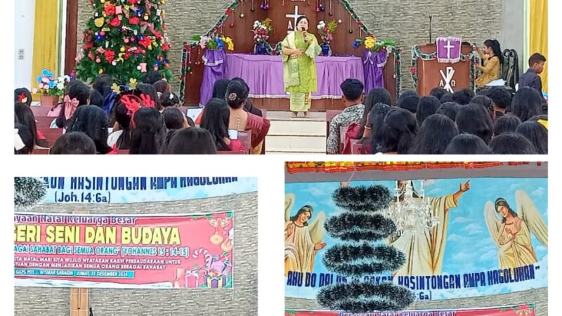 *SMK Seni Budaya Pamatang Raya Rayakan Natal: Hidup sebagai Sahabat Bagi Semua Orang*