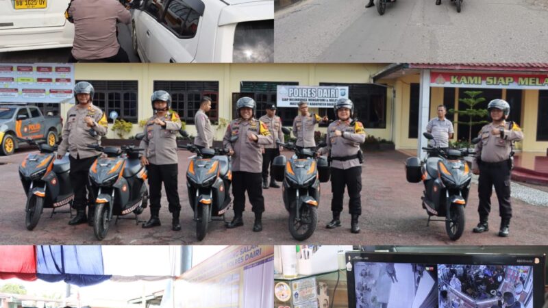 Pastikan Pengamanan Jelang Nataru, Wakapolres Dairi Keliling Patroli Dialogis