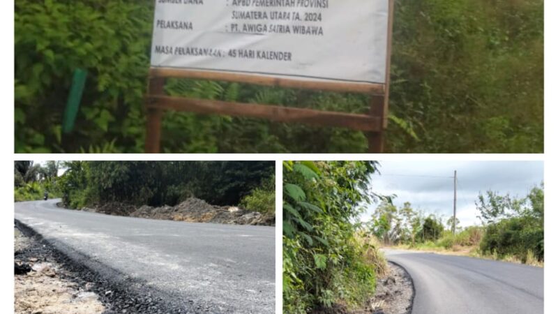 *Peningkatan Struktur Jalan Provinsi Ruas P. Raya – Tiga Runggu Diduga Asal Jadi. APH Diminta Turun*