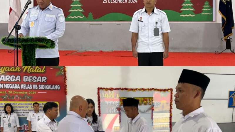 Sebagai Hadiah Kado Natal Warga Binaan Pemasyarakatan Rutan Kelas IIB Sidikalang Terima Remisi Khusus Hari Raya Natal 2024