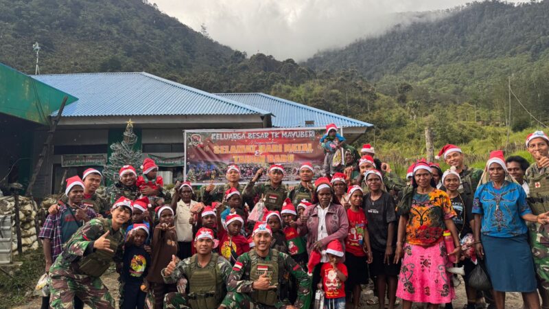 Prajurit Buaya Putih Bersatu Semangat Natal